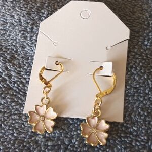 18k Gold Plated Sakura Earrings